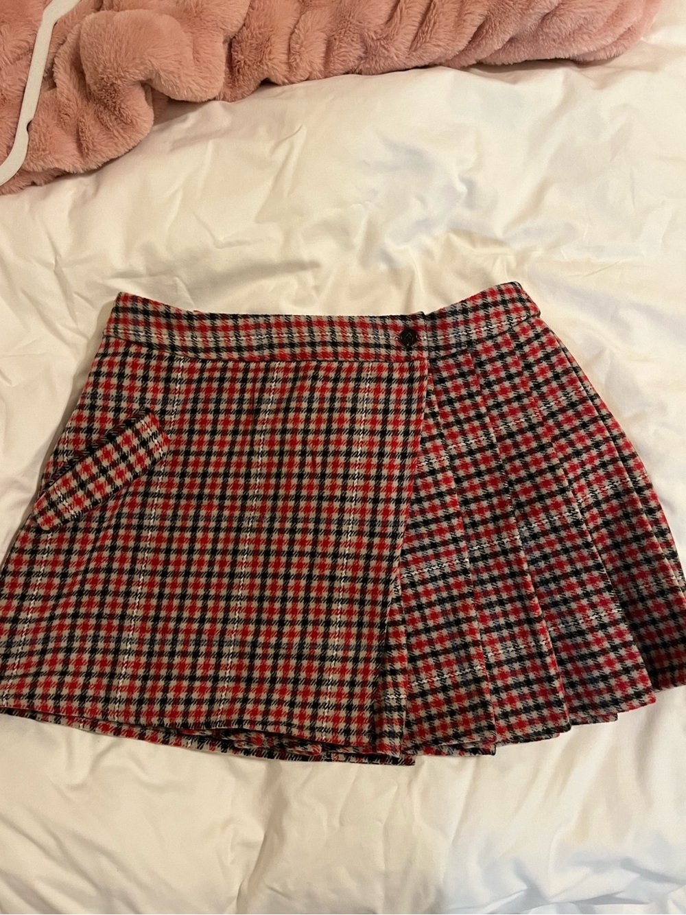 Plaid Rails Mini Skirt - Picture 2 of 5